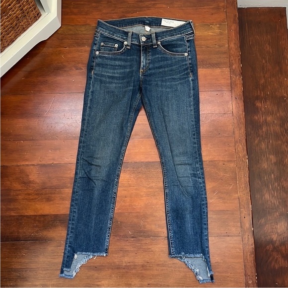 rag & bone Mid-Rise Ankle Skinny in Hampton - Picture 2 of 16